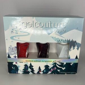 Essie Gel Couture Limited Edition Longwear Gift Set - Red, Dark Red, Top coat
